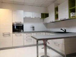 Cucina rovere chiaro moderna ad angolo Gaia^Mobilturi Online