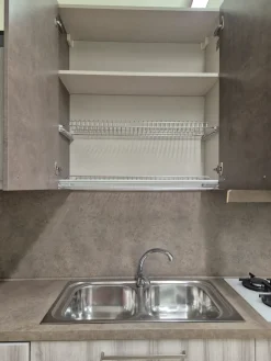 Artigianale Cucina rovere chiaro moderna lineare Brio a soli 5200 Euro- Cucine Lineari|Cucine Moderne