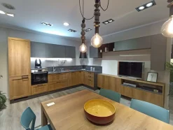 Online Cucina rovere chiaro moderna ad angolo Sax Cucine Ad Angolo|Cucine Moderne