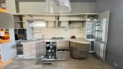 Cucina Skyline moderna grigia lineare scontata 53%^Snaidero New