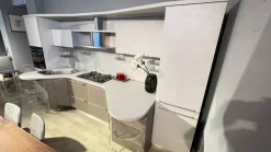 Cucina Skyline moderna grigia lineare scontata 53%^Snaidero New