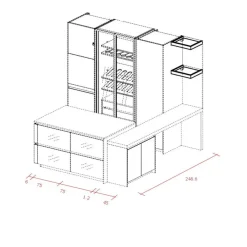 CUCINA Way PREZZO OUTLET scontata 60%^Snaidero Discount