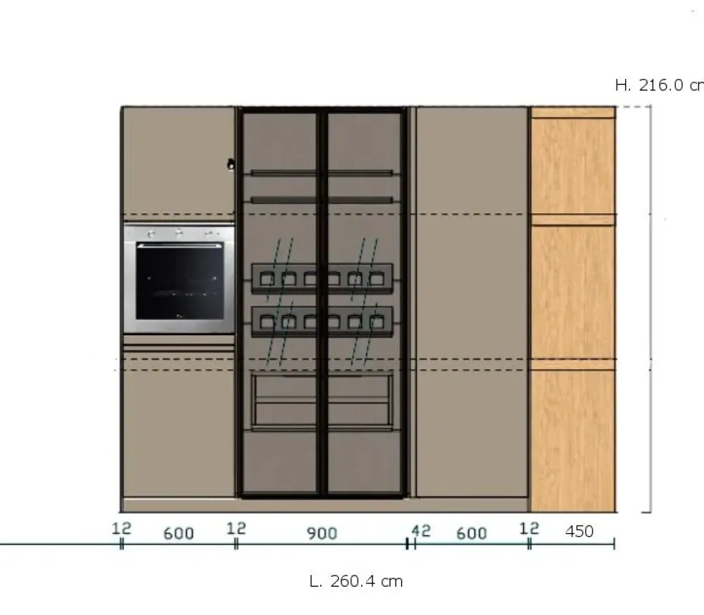 CUCINA Way PREZZO OUTLET scontata 60%^Snaidero Discount