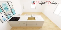 Cucina Sp22 con isola con uno sconto imperdibile^Astra