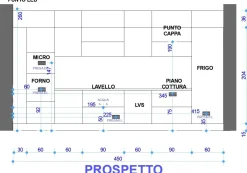 Arredo3 Cucina Sp22  di in Offerta Outlet -50%- Cucine Lineari|Cucine Design