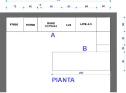 Astra Cucina Sp22 moderna tortora con penisola- Cucine Con Penisola|Cucine Moderne