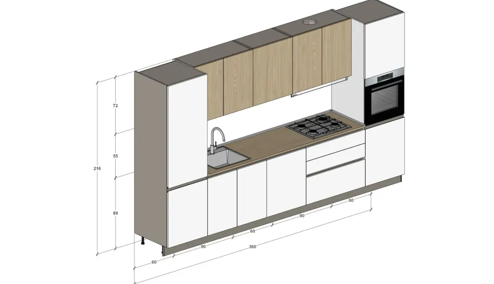 Cucina Infinity OFFERTA OUTLET sconto 30%^Stosa New