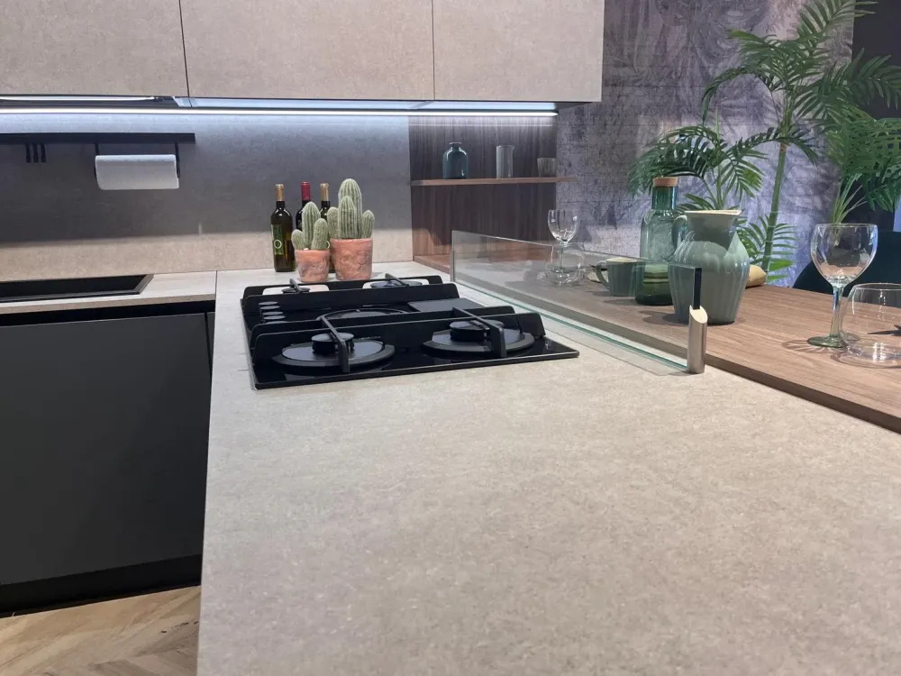 Outlet Cucina Infinity young OFFERTA OUTLET sconto 45% Cucine Con Penisola|Cucine Moderne