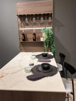 Stosa Cucina moderna con penisola altri colori in melaminico City- Cucine Con Penisola|Cucine Moderne