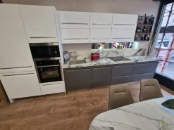 Arredo3 Cucina Tekna design bianca lineare scontata 39%- Cucine Lineari|Cucine Design