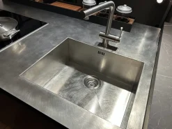 Arredo3 Cucina Time + asia moderna rovere moro con isola scontata 50%- Cucine Ad Isola|Cucine Moderne