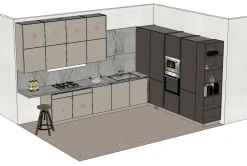 Cucina Time ad angolo con un ribasso imperdibile^Arredo3 New