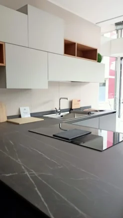 Arredo3 Cucina Time laccata opaco con penisola con un ribasso imperdibile- Cucine Con Penisola
