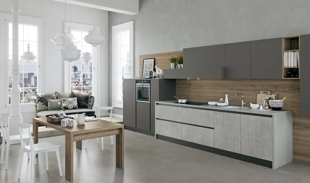 Arredo3 Cucina Time lineare con un ribasso imperdibile- Cucine Lineari|Cucine Design