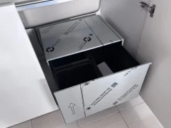 Gentili Group Cucina Time moderna bianca con penisola scontata 40%- Cucine Con Penisola|Cucine Moderne