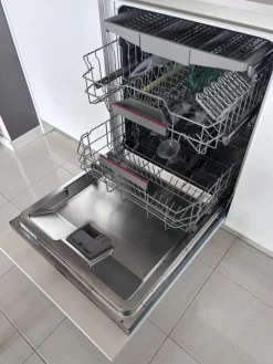 Gentili Group Cucina Time moderna bianca con penisola scontata 40%- Cucine Con Penisola|Cucine Moderne