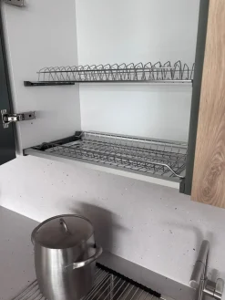 Gentili Group Cucina Time moderna bianca con penisola scontata 40%- Cucine Con Penisola|Cucine Moderne