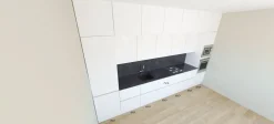 Arredo3 Cucina Time moderna bianca lineare- Cucine Lineari|Cucine Moderne