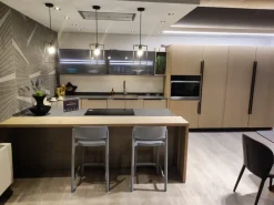 Online Cucina tortora design con penisola Tratto   scontata Cucine Con Penisola|Cucine Design