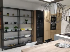 Cucina tortora moderna con penisola Xl in Offerta Outlet Cucine Con Penisola|Cucine Moderne