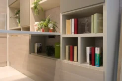 Cucina tortora moderna con penisola Motus^Scavolini New