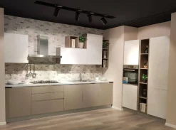 Cucina tortora moderna lineare Cucina mod.sky di in promo-sconto del 35% a soli 6790 Euro^Ar-Tre Outlet