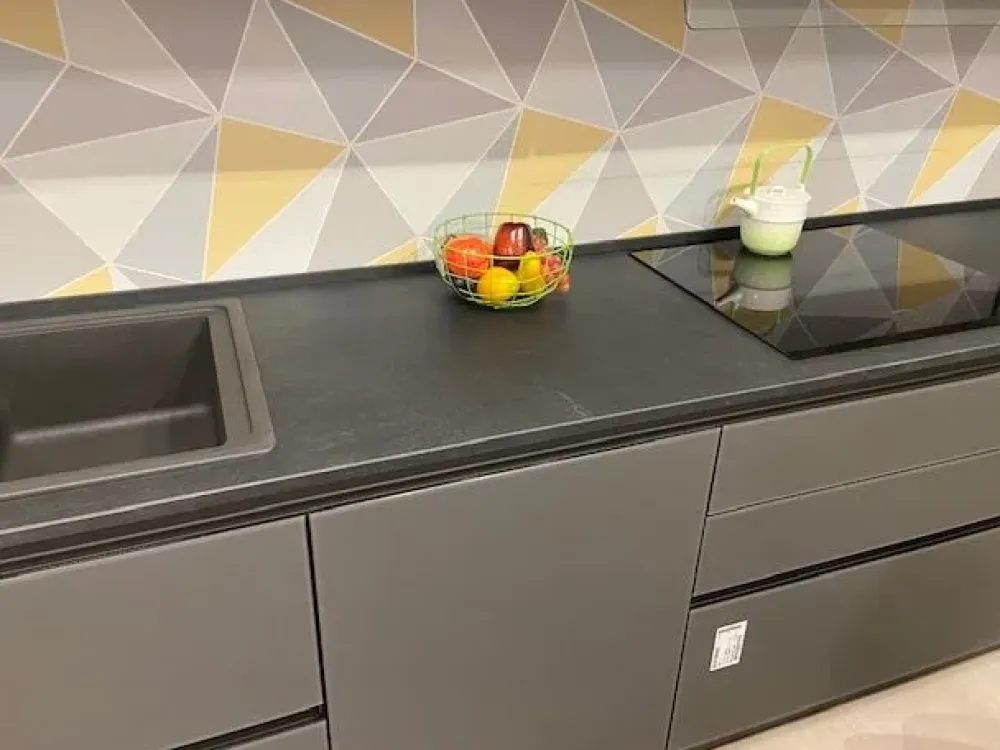 Arrex Cucina tortora moderna lineare Al- Cucine Lineari|Cucine Moderne