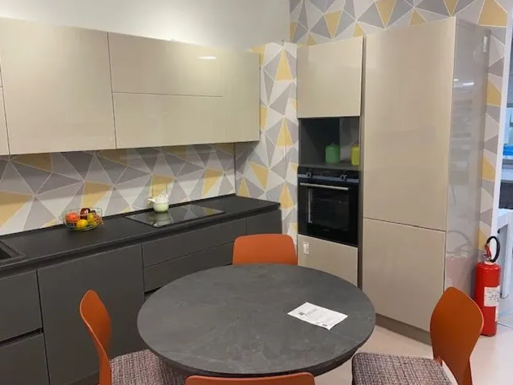 Arrex Cucina tortora moderna lineare Al- Cucine Lineari|Cucine Moderne