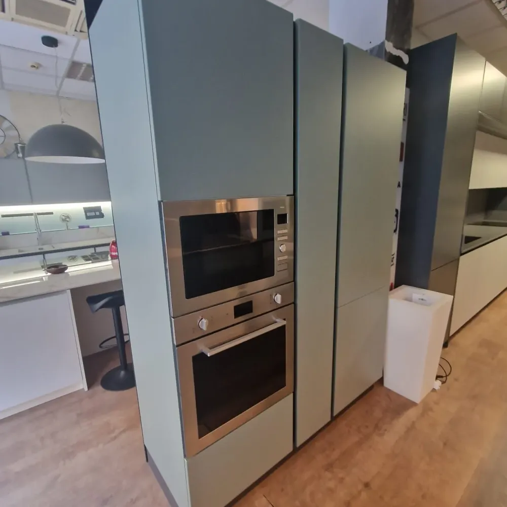Essebi Cucina Verde di in offerta -34%- Cucine Lineari|Cucine Design
