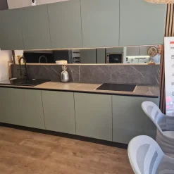 Essebi Cucina Verde di in offerta -34%- Cucine Lineari|Cucine Design