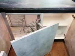 Outlet Cucina Voque moderna tortora ad angolo Cucine Ad Angolo|Cucine Moderne