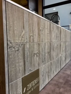 Cucina design ad isola altri colori in legno Line c - abete vecchio massello silver^Zampieri Cucine Best