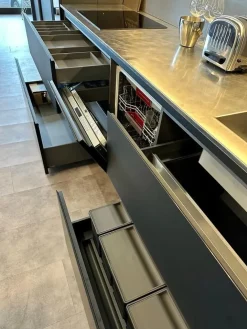 CUCINA Glass PREZZO OUTLET scontata 50%^Zampieri Cucine Best