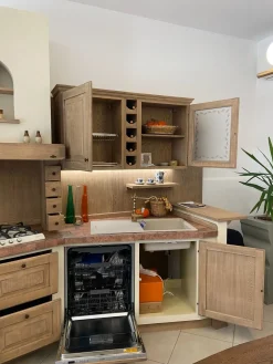 Sale CUCINA Paolina gianduia PREZZO OUTLET scontata 53% Cucine Lineari