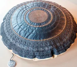 Cuscini divano Cuscino pelle tondo con borchie a prezzi SCONTATI^Pacha Mama Clearance