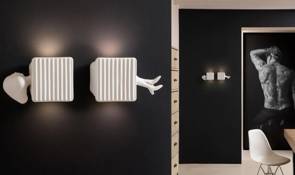 New Da parete applique Binarell applique a prezzo Outlet Applique Da Parete