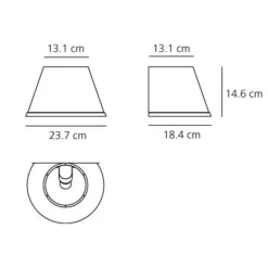 Da parete applique Choose rossa artemide lampada da parete stile Moderna a prezzi convenienti^Collezione esclusiva Sale