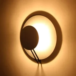 Da parete applique Vega grande nera tre ci luce con un ribasso esclusivo^Collezione esclusiva Discount