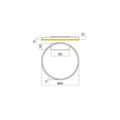 Da soffitto plafoniera 01-2842 febe redo plafoniera led stile Moderna a prezzi outlet^Collezione esclusiva New