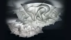 Da soffitto plafoniera stile Moderna Veli mini couture plafoniera in saldo^Slamp Discount