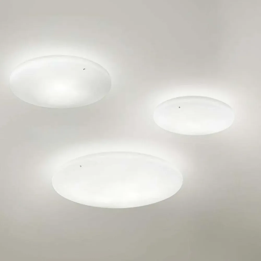 Hot Da soffitto plafoniera Moris pp30 plafoniera in verto soffiato Bianco con forte sconto Plafoniere Da Soffitto