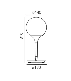 New Da tavolo Castore 14 artemide lampada da tavolo con un ribasso esclusivo Lampade Da Tavolo