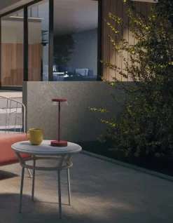 Da tavolo Iluna rossa led stile Moderna a prezzi convenienti^Collezione esclusiva Sale