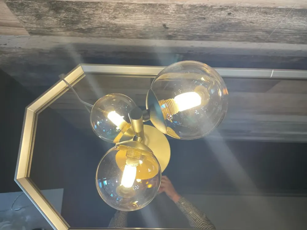 Da tavolo Lamapda perlage Oro a prezzi outlet^Ideal Lux Sale