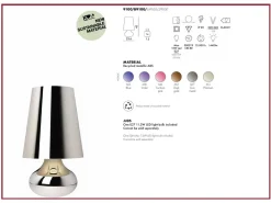 Kartell Da tavolo in metallo Cindy g9100m2 a prezzo Outlet- Lampade Da Tavolo