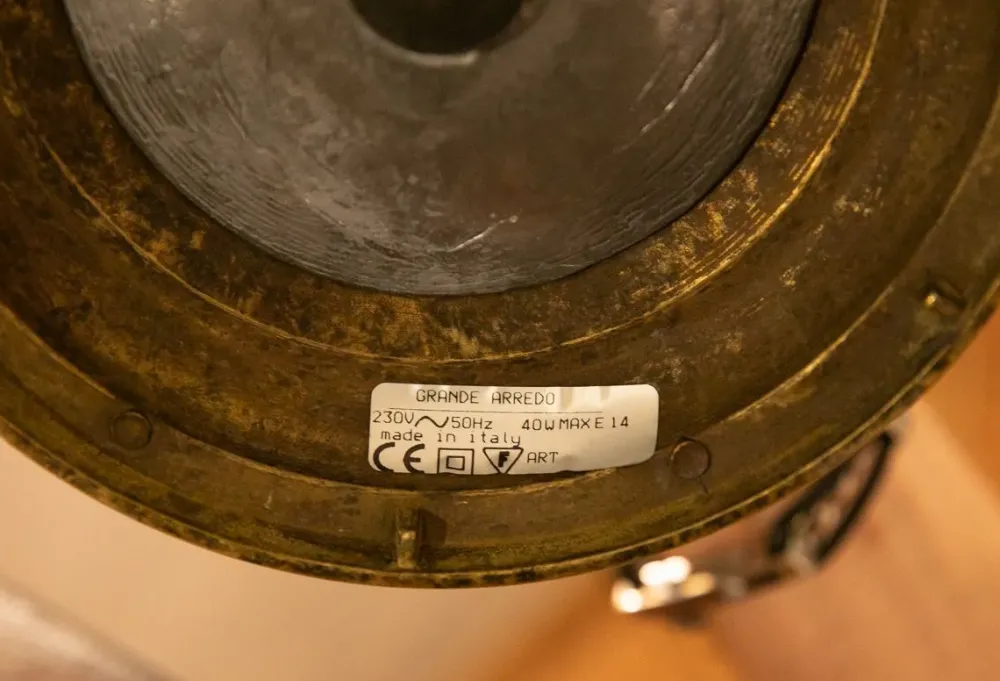 Grande Arredo Da tavolo Lampada da tavolo ottone brunito con uno sconto esclusivo- Lampade Da Tavolo