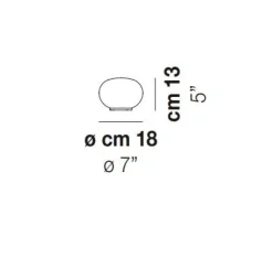 Da tavolo Lucciola lt18 vetro soffiato con uno sconto esclusivo^Vistosi Hot