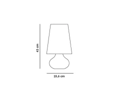 Kartell Da tavolo stile Design Cindy con forte sconto- Lampade Da Tavolo
