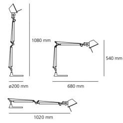 Hot Da tavolo Tolomeo mini artemide con uno sconto esclusivo Lampade Da Tavolo