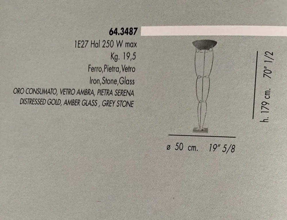 Banci Da terra 64.3487 Altri colori a prezzi outlet- Lampade Da Terra